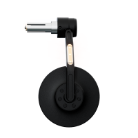 HIGHSIDER pro Lenkerendenspiegel Conero Black Edition Schwarz Mit LED Blinker