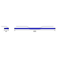 HIGHSIDER pro X-Bar Drag Bar Wide XD2 Lenker Aluminium...