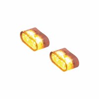 HIGHSIDER pro Little Star_MX Pro LED 3in1 Blinker-Rücklicht-Kombination Modul Linse Rauchgrau (Paar), Hinten