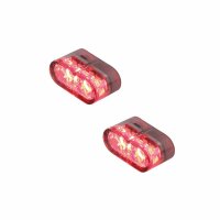 HIGHSIDER pro Little Star_MX Pro LED 3in1 Blinker-Rücklicht-Kombination Modul Linse Rauchgrau (Paar), Hinten