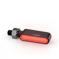 HIGHSIDER pro Ventura-Trek LED Blinker, Brems- & Rücklicht 3in1 1in1, Matt-Schwarz (Paar)