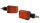HIGHSIDER smart Mini Blinker Schwarz/Orange E-Geprüft (Paar)