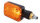 HIGHSIDER smart Mini Glühlampen Blinker Gehäuse Schwarz / Linse Orange (Paar), Vorn & Hinten
