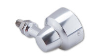 HIGHSIDER pro Classic-X1 LED Indicator Gehäuse Silber / Linse Rauchgrau (Paar), Vorn & Hinten
