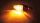 HIGHSIDER smart Arrow Glühlampen Mini-Blinker Gehäuse Schwarz / Linse Orange (Paar), Vorn & Hinten