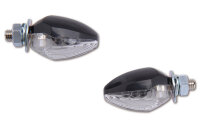 HIGHSIDER smart Drop LED Blinker Gehäuse Schwarz / Linse Klar (Paar), Vorn & Hinten