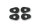 HIGHSIDER smart Montageplatten Indy Spacer Schwarz Für diverse Yamaha