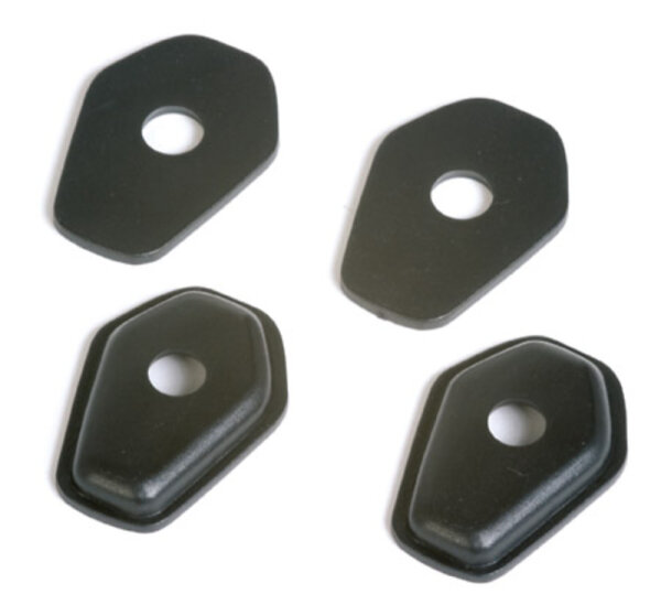 HIGHSIDER smart Iss 2 Montageplatten Indy Spacer Schwarz