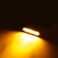 HIGHSIDER pro Stealth-X Bronx LED Blinker, Schwarz-Matt (Paar)
