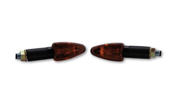 HIGHSIDER smart Arrow Mini Blinker Schwarz/Orange E-Geprüft (Paar)