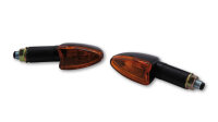 HIGHSIDER smart Arrow Mini Blinker Schwarz/Orange E-Geprüft (Paar)