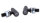 HIGHSIDER pro Proton One LED Blinker/Positionslicht Schwarz/Getönt 2in1, E-Geprüft (Paar)