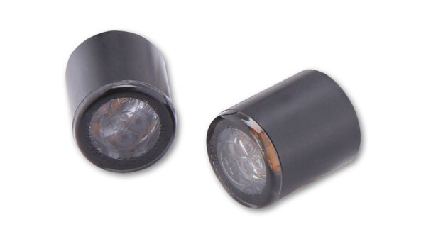 HIGHSIDER pro Proton Modul LED Blinker/Positionslicht Schwarz/Getönt 2in1, E-Geprüft (Paar)