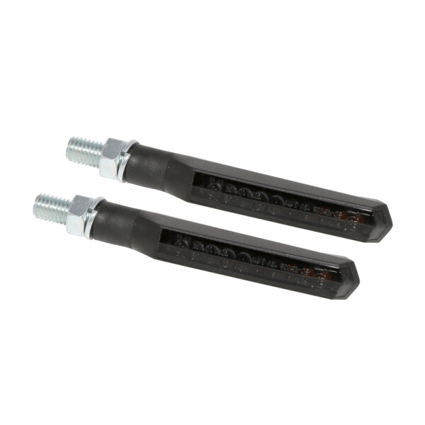 HIGHSIDER smart Run-TS LED Lauflicht-Blinker Schwarz/Getönt E-Geprüft (Paar)