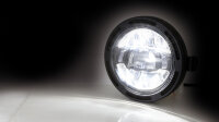 HIGHSIDER pro 5 3/4 Zoll Scheinwerfer Frame-R2 Typ 10 LED Schwarz Seitliche Befestigung