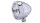 HIGHSIDER smart Scheinwerfer Bullet H4 Chrom Fernlicht, Untere Befestigung, E-Geprüft (1Stck)