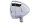 HIGHSIDER smart Scheinwerfer Bullet H4 Chrom Fernlicht, Untere Befestigung, E-Geprüft (1Stck)