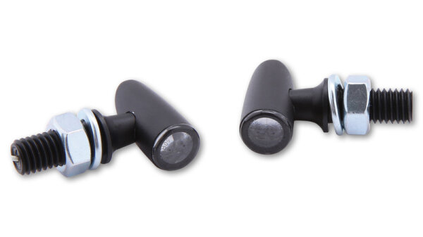 HIGHSIDER pro Proton One LED Positionslicht Schwarz/Getönt E-Geprüft (Paar)