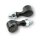 HIGHSIDER pro Apollo Classic LED Blinker/Positionslicht Schwarz/Getönt 2in1, E-Geprüft (Paar)