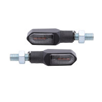 HIGHSIDER smart Namiko-TS LED Blinker/Positionslicht Schwarz/Getönt 2in1, E-Geprüft (Paar)