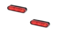 HIGHSIDER pro Star-MX1 Pro Modul LED Rück-, Bremslicht, Blinker Schwarz/Getönt 3in1, E-Geprüft (Paar)