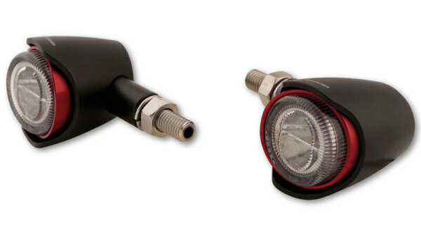 HIGHSIDER pro Akron-X LED Blinker Schwarz (Paar)