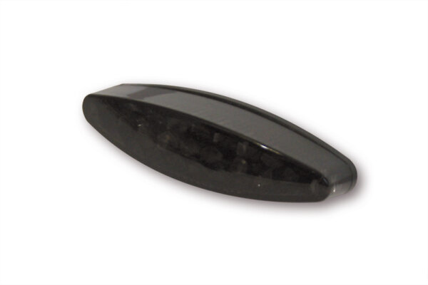 HIGHSIDER pro Little Number1 LED Rücklicht Schwarz/Getönt Mit Kennzeichenbeleuchtung (1Stck)