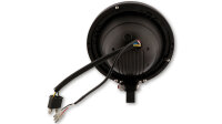 HIGHSIDER pro 7 Zoll Scheinwerfer Frame-R1 Typ 4 LED Schwarz Untere Befestigung