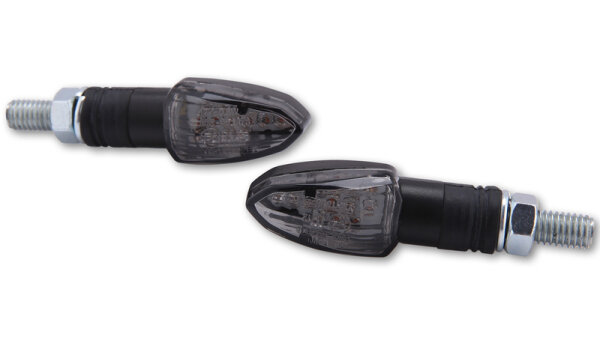 HIGHSIDER smart Lizzard LED Blinker Schwarz/Getönt E-Geprüft (Paar)