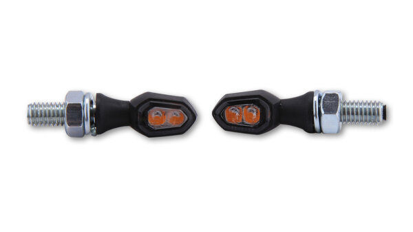 HIGHSIDER smart Crumb LED Blinker Schwarz/Getönt E-Geprüft (Paar)