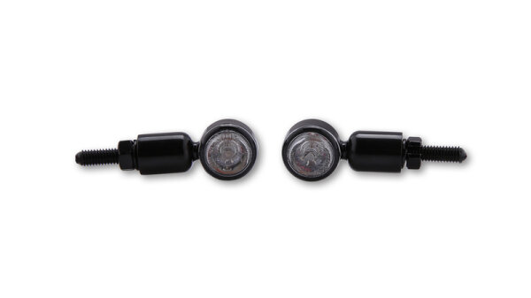 HIGHSIDER smart MC 1 LED Blinker Schwarz/Transparent E-geprüft (Paar)