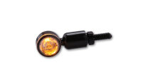 HIGHSIDER smart MC 1 LED Blinker Schwarz/Transparent E-geprüft (Paar)