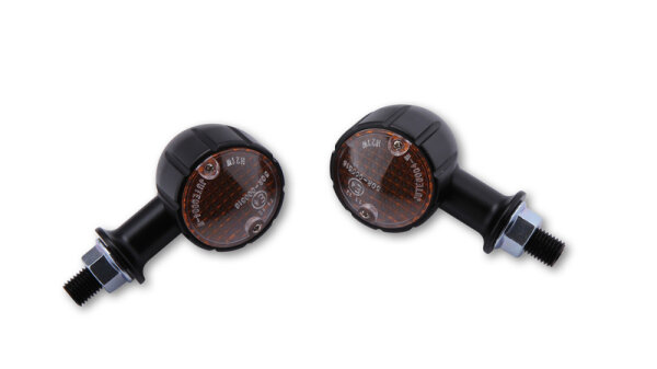HIGHSIDER smart Arizona Mini Blinker Schwarz/Orange E-Geprüft (Paar)