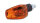 HIGHSIDER smart IMOLA 1 Mini-Blinker, Schwarz, Glas gelb, E-Geprüft, Kurzer Arm, (Paar)