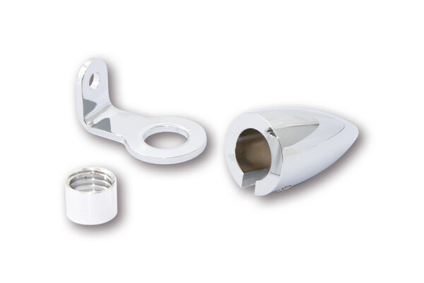 HIGHSIDER pro Gehäuse Chrom CNC, Aluminium, Mit Halter Für Mono Unit (1Stck)