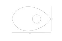 HIGHSIDER smart Montageplatten Indy Spacer Schwarzes Aluminium, Für Honda