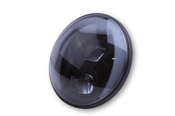 HIGHSIDER pro 7 Zoll Scheinwerfereinsatz Typ 8 LED Schwarz E-Geprüft (1Stck)