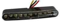HIGHSIDER pro Stripe LED Rücklicht Schwarz/Transparent (1Stck)
