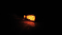 HIGHSIDER smart Peak LED Blinker Schwarz/Transparent Kurz E-Geprüft (Paar)