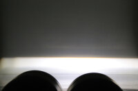 HIGHSIDER smart Scheinwerfer Twin LED Schwarz Seitliche Befestigung, E-Geprüft (1Stck)