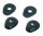 HIGHSIDER smart Iss 1 Montageplatten Indy Spacer Schwarz