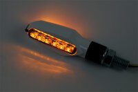 HIGHSIDER smart Multiface LED Blinker Gehäuse Weiß / Linse Rauchgrau (Paar), Vorn & Hinten