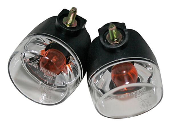 HIGHSIDER smart Blinker für ATV Schwarz/Transparent E-geprüft (Paar)