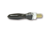 HIGHSIDER Pro Sonic-X2 LED Indicator Gehäuse Schwarz / Linse Rauchgrau (Paar), Vorn & Hinten