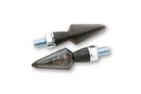 HIGHSIDER pro Stream LED Blinker Schwarz/Getönt E-geprüft (Paar)