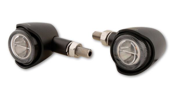 HIGHSIDER pro Akron-X LED Rück-, Bremslicht, Blinker Schwarz/Getönt 3in1, E-Geprüft (Paar)