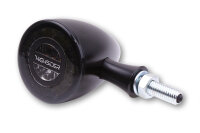 HIGHSIDER pro Rocket Bullet LED Blinker/Positionslicht Schwarz/Getönt 2in1, E-Geprüft (Paar)