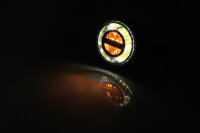 HIGHSIDER pro Rocket Bullet LED Blinker/Positionslicht Schwarz/Getönt 2in1, E-Geprüft (Paar)