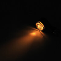 HIGHSIDER pro Enterprise LED Indicator Gehäuse Schwarz / Linse Rauchgrau (Paar), Vorn & Hinten