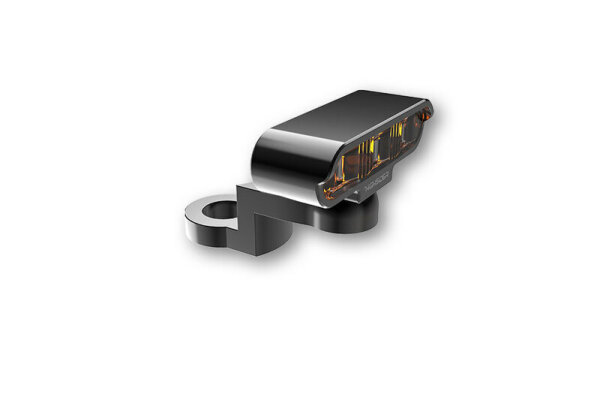 HIGHSIDER pro Typ 2 CNC-Montage LED Blinker Schwarz/Getönt E-Geprüft (Paar)